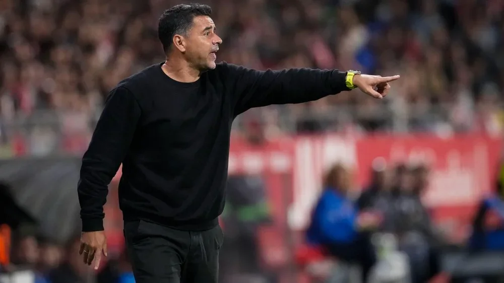 Míchel, en el duelo ante el Mallorca