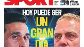 La portada SPORT de hoy, domingo 10 de mayo de 2025